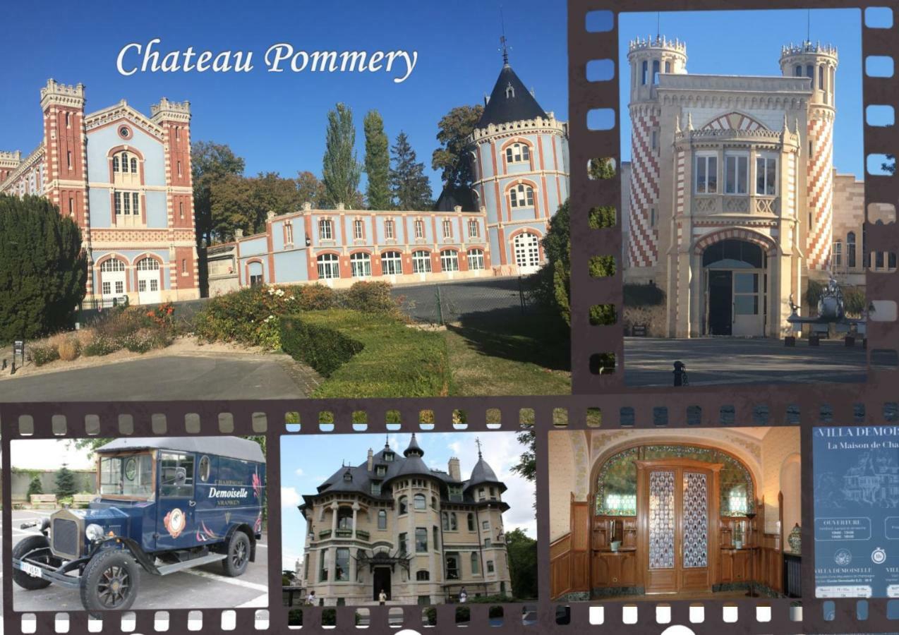 BedinReims burgundy bottle free parking&wifi free ideal 4 à 8 Adultes Esterno foto